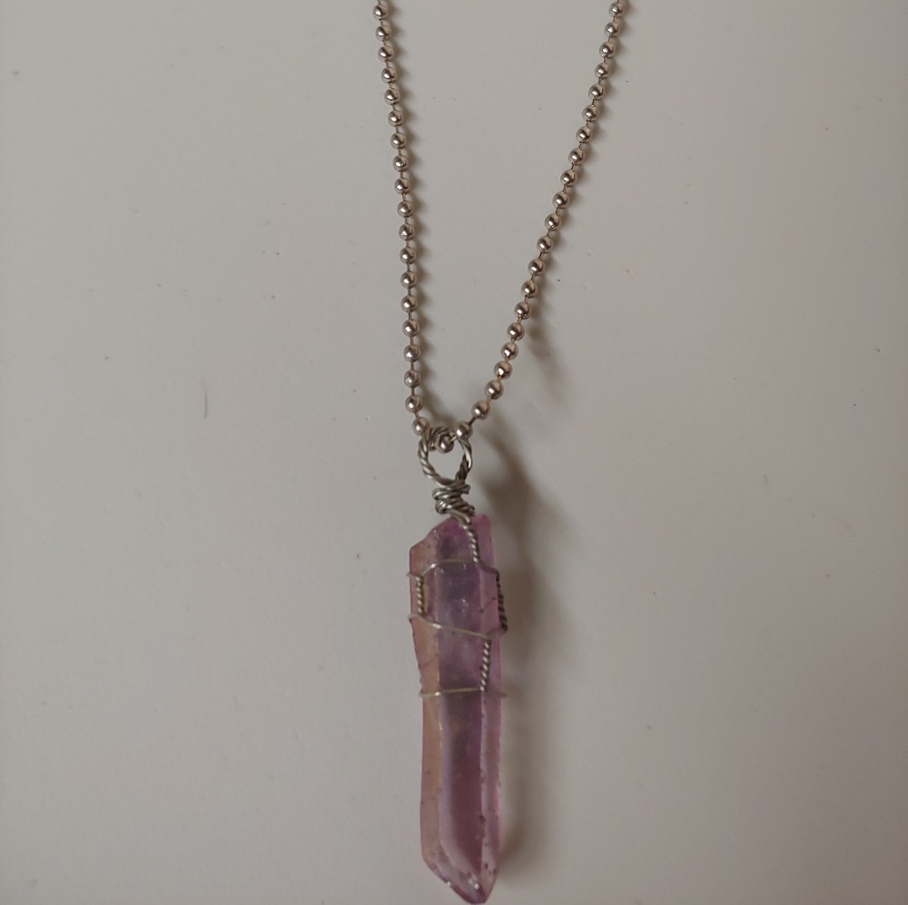 3 for$20 Pink Aura Quartz Crystal - Picture 3 of 3